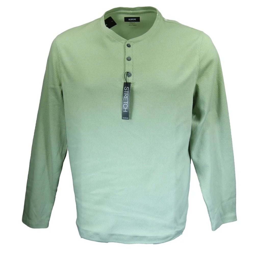 ALFANI HENLEY STYLE SHIRT - UNOPENED